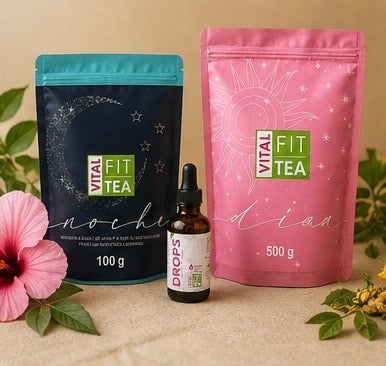 🌿 KIT DETOX — Vital Fit Tea

☀️ Té de Día + 🌙 Té de Noche + 💧 Drops