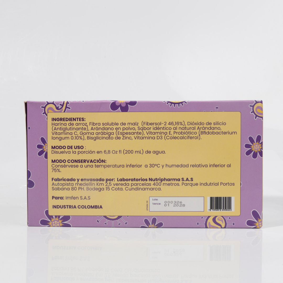 FIBRIBION® | Fibra Funcional con Probiótico para Salud Intestinal y Metabólica